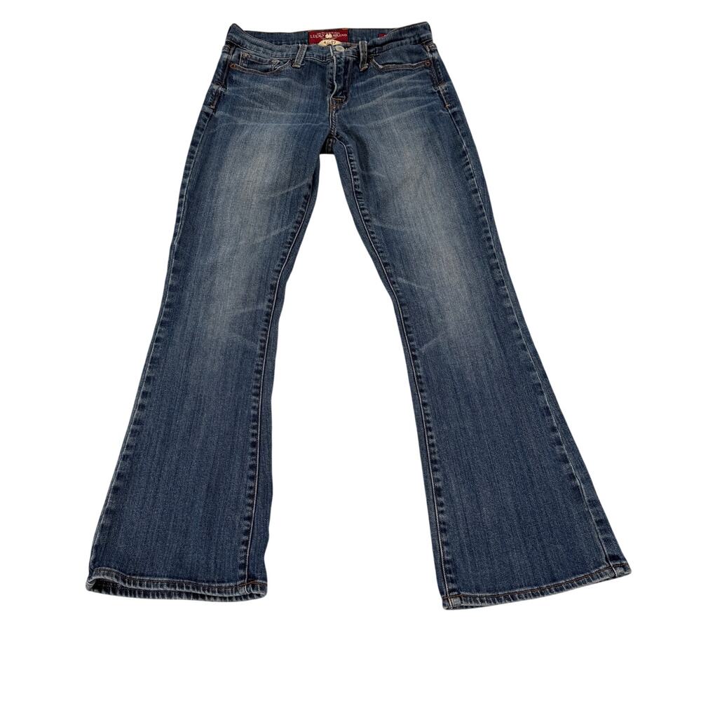 Lucky Brand Sofia Boot Ankle Jeans Women’s Size 4/27 Blue Mid-Rise Curvy
